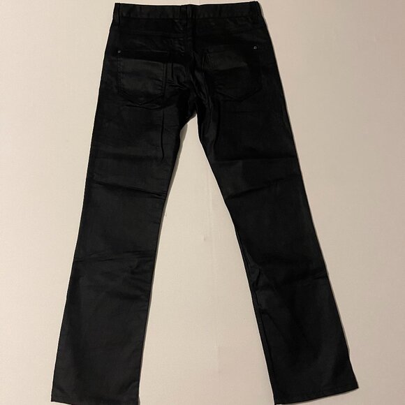 Kayden K Jeans Slim Wax Jet Black Size 32 x 40 Style KD525 - Picture 2 of 5